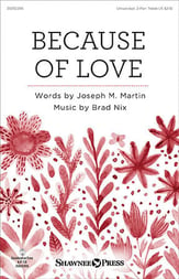 Because of Love Unison/Two-Part choral sheet music cover
